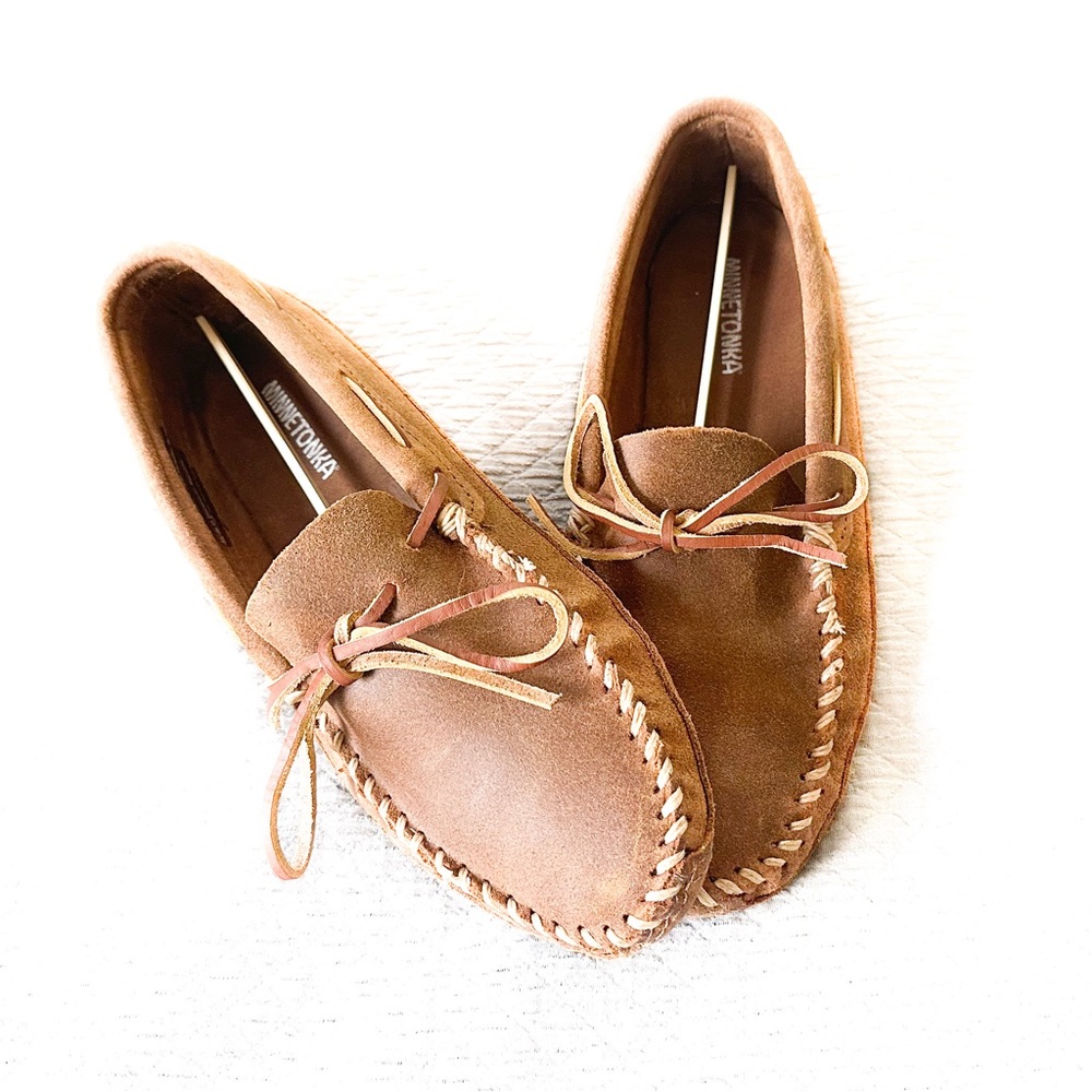 Minnetonka Men’s Classic Driver - Brown Ruff - 10 US